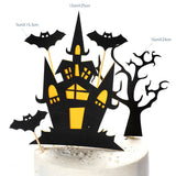 Stylish Halloween Decoration Birthday Cake Card - BRANDNMART