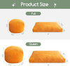 Giant Convertible Bean Bag Chair Large Size With Memory Foam Filler, Folds From Chair To Mattres