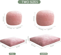 Giant Convertible Bean Bag Chair Large Size With Memory Foam Filler, Folds From Chair To Mattres