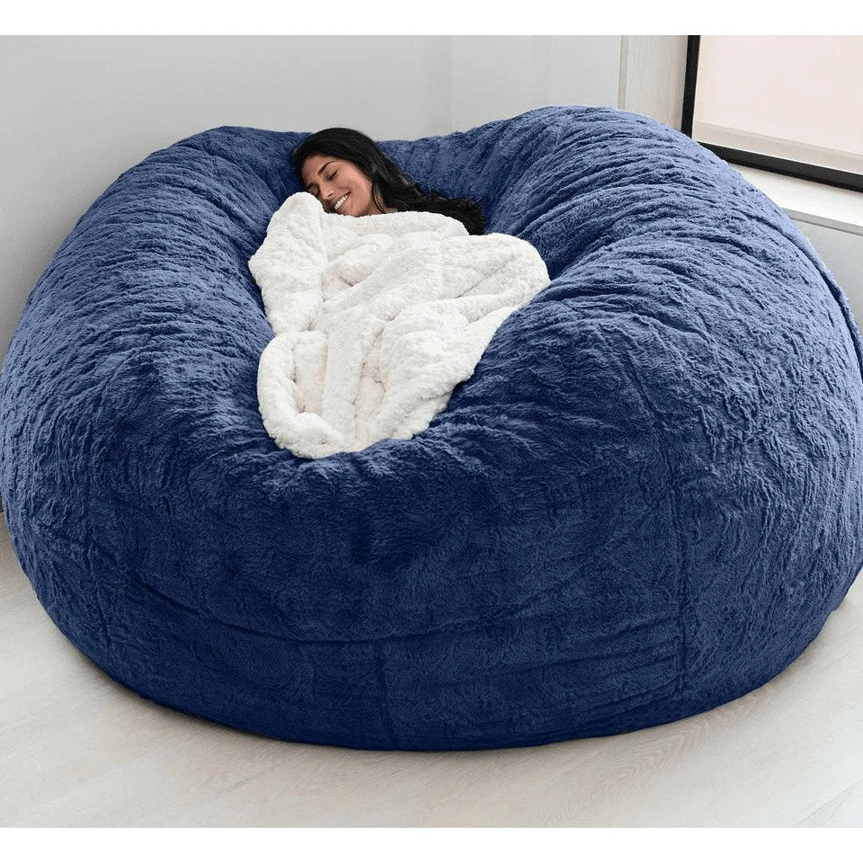 Giant Fur Bean Bag ( Beans are included)