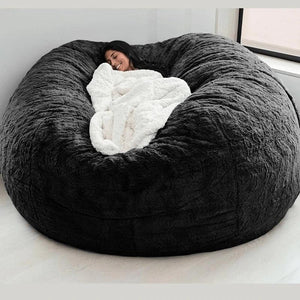 Giant Fur Bean Bag ( Beans are included)