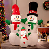 Brandnmart 6FT Christmas Inflatables Snowman Outdoor Yard Decorations with LED Lights