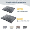 3 in 1 Bean Bag Chair, Giant Bean Bag Sofa Bed, Floor Mattress with High-Density Foam Filling, Bean Bag Chair for Adult
