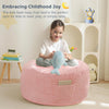 Bean Bag Chair Bed for Kids, Convertible Bean Bag Folds from Lazy Chair to Floor Mattress Bed