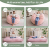 Giant Convertible Bean Bag Chair Large Size With Memory Foam Filler, Folds From Chair To Mattres