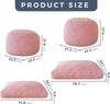 Giant Bean Bag Chair Bed for Adults, Convertible Beanbag Folds from Lazy Chair to Floor Mattress Bed