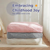 Bean Bag Chair Bed for Kids, Convertible Bean Bag Folds from Lazy Chair to Floor Mattress Bed