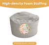 Giant Convertible Bean Bag Chair Extra Large Size With Memory Foam Filler, Folds From Chair To Mattress