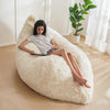 3 in 1 Bean Bag Chair, Giant Bean Bag Sofa Bed, Floor Mattress with High-Density Foam Filling, Bean Bag Chair for Adult