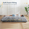 3 in 1 Bean Bag Chair, Giant Bean Bag Sofa Bed, Floor Mattress with High-Density Foam Filling, Bean Bag Chair for Adult