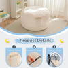Bean Bag Chair Bed for Kids, Convertible Bean Bag Folds from Lazy Chair to Floor Mattress Bed