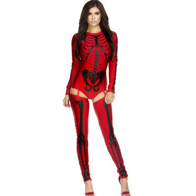 Halloween Cosplay Costume Skull Zombie Uniform - BRANDNMART