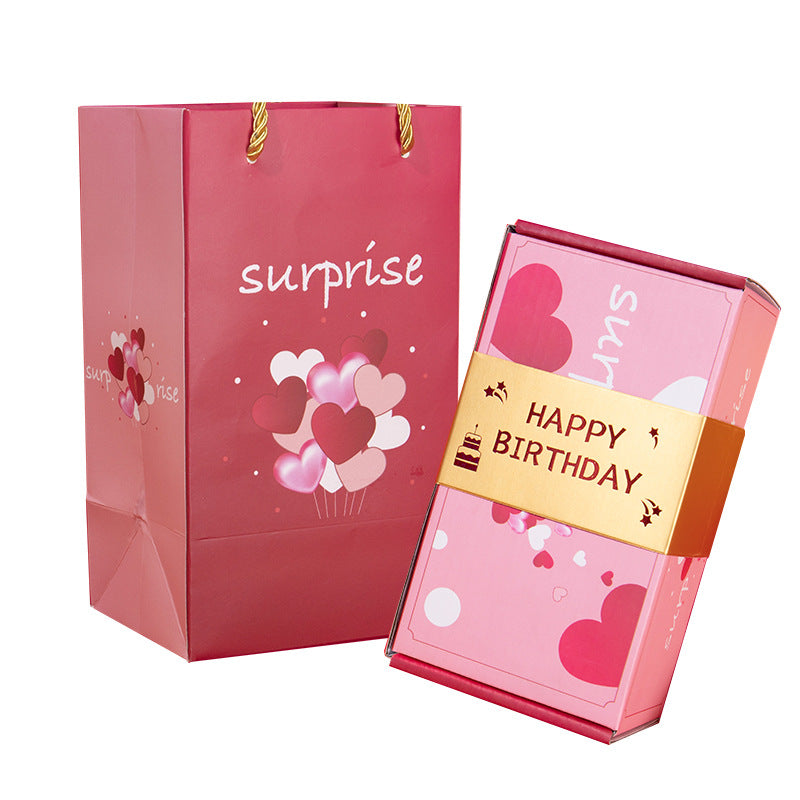 Valentine's Day Folding Bounce Surprise Gift Box - BRANDNMART