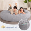 Giant Bean Bag Chair 6 Feet Fluffy and Large With Filler
