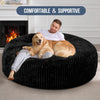 Giant Bean Bag Chair 6 Feet Liner Pattern With Filler - Grey