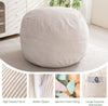 Giant Convertible Bean Bag Chair Large Size With Memory Foam Filler, Folds From Chair To Mattres