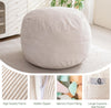 Giant Convertible Bean Bag Chair Large Size With Memory Foam Filler, Folds From Chair To Mattres