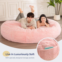 Giant Bean Bag Chair 6 Feet Fluffy and Large With Filler