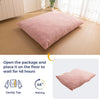 3 in 1 Bean Bag Chair, Giant Bean Bag Sofa Bed, Floor Mattress with High-Density Foam Filling, Bean Bag Chair for Adult