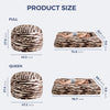 Giant Bean Bag Chair Bed for Adults, Convertible Beanbag Folds from Lazy Chair to Floor Mattress Bed