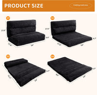 Giant Bean Bag Chair & Bed – Foldable Bean Bag Couch for Adults with Removable Faux Fur Cover