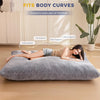 3 in 1 Bean Bag Chair, Giant Bean Bag Sofa Bed, Floor Mattress with High-Density Foam Filling, Bean Bag Chair for Adult