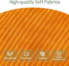 Giant Convertible Bean Bag Chair Large Size With Memory Foam Filler, Folds From Chair To Mattres
