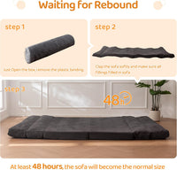 Giant Bean Bag Chair & Bed – Foldable Bean Bag Couch for Adults with Removable Faux Fur Cover