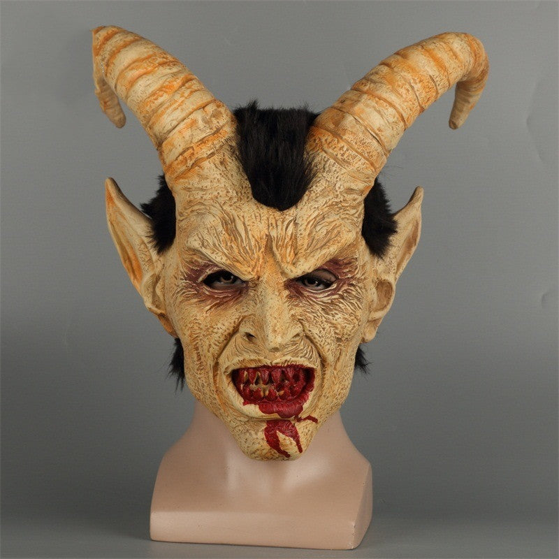 Human Face Lucifer Lucifer Latex Mask - BRANDNMART