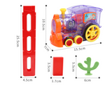 Domino Train Toys Baby Toys Car Puzzle Automatic Release Licensing Electric Building Blocks Train Toy - BRANDNMART