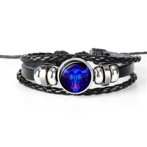 Zodiac Constellation Bracelet Braided Design Bracelet For Men Women Kids - BRANDNMART