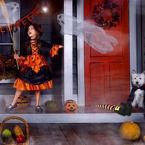 Halloween Creative Art Decoration Prosthesis Witch Leg Garden Decoration - BRANDNMART