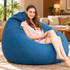 4ft Large Linen Bean Bag Chair (Fillers are Included)