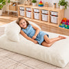 Bean Bag Chair Bed for Kids, Convertible Fairy and Dinosaur Bean Bag Folds from Lazy Chair to Floor Mattress Bed