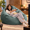 4ft Large Leather Bean Bag (Fillers are Included)