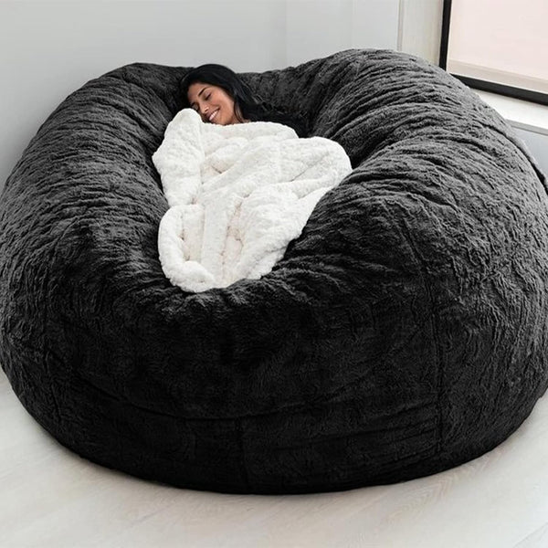 Giant 7ft Fur Bean Bag ( Beans are included)