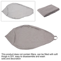 4ft Large Linen Bean Bag Chair (Fillers are Included)