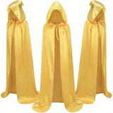 Halloween Cloak Costumes Wizard  Hooded Capes Mantle Black Party Decoration - BRANDNMART