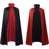 Halloween Cloak Costumes Wizard  Hooded Capes Mantle Black Party Decoration - BRANDNMART