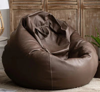 4ft Large Leather Bean Bag (Fillers are Included)