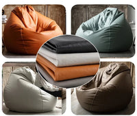 4ft Large Leather Bean Bag (Fillers are Included)