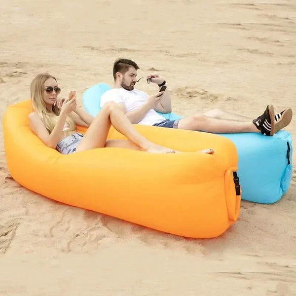 Inflatable Air Giant 8ft Lazy Bed for Home and Outdoors