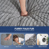 Giant Bean Bag Chair 6 Feet Liner Pattern With Filler - Grey