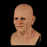 Halloween Granny Mask Latex Headgear Wig Mask - BRANDNMART