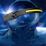 Wide Range Wave Sensor LED Headlamp