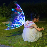 Girls Electrical Butterfly Wings With Lights Glowing