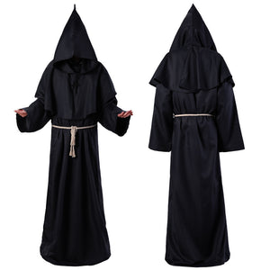 Halloween Costume Medieval Friar Wizard Costume - BRANDNMART