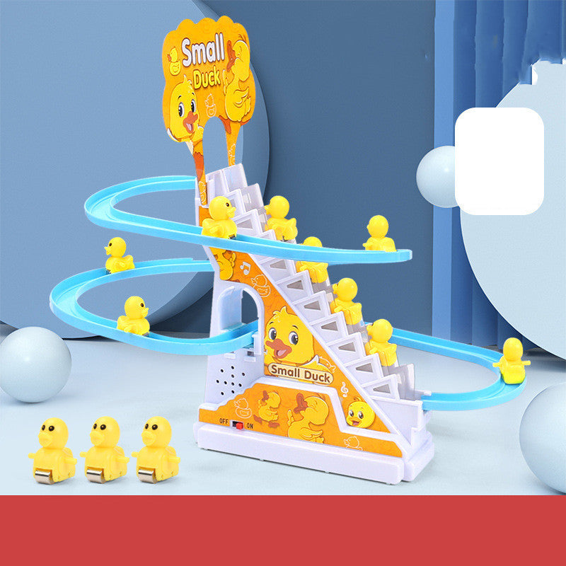 Little Duck Climbing Stairs Toy  Little Penguin Automatic Ladder Light - BRANDNMART