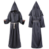 Halloween Costume Medieval Friar Wizard Costume - BRANDNMART