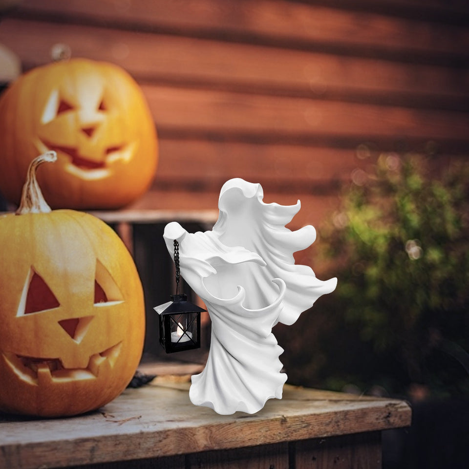 Resin Ghost Sculpture Bogeyman Halloween - BRANDNMART